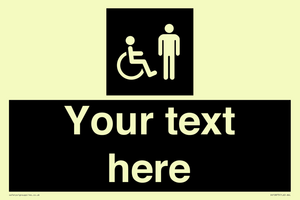 Custom information: black panel disabled and male